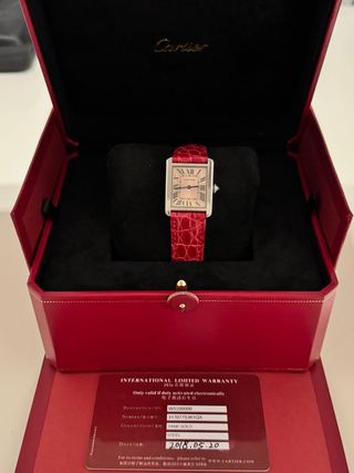 Cartier Tank Solo Salmón Ref: W5200000