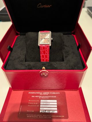 Cartier Tank Solo Salmón Ref: W5200000