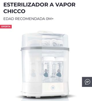 Esterilizador Chicco vapor