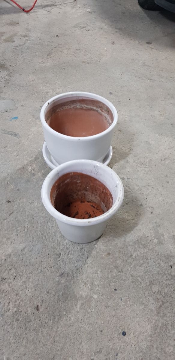 2 Maceteros Cerámica
