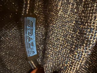 Maglia smanicata lana e seta