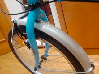 Bicicleta plegable FPark azul 20