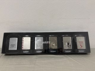Accendino Lot 6 Zippo USA
Scatole separate Zippo USA