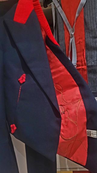 Traje de Gitano Niño Azul y Rojo