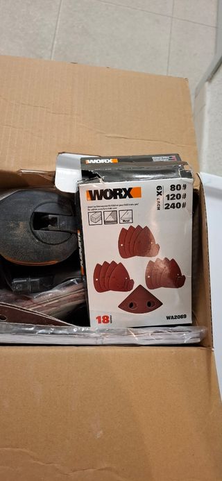 Lijadora orbital WORX WX820.9 20V