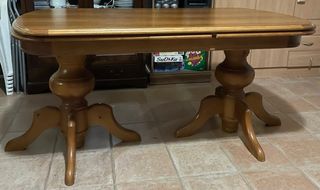 Mesa comedor extensible madera