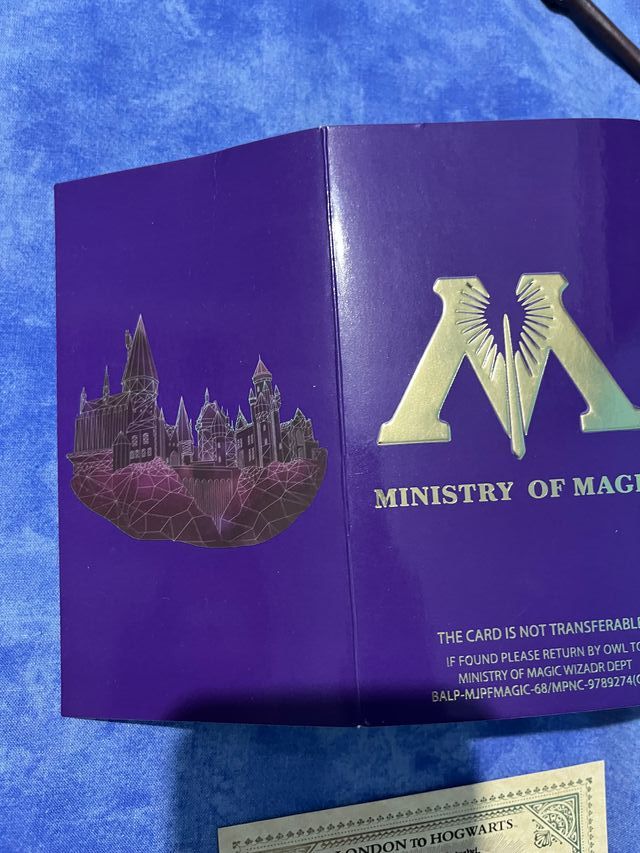 Lote Harry Potter: Varita, Billete y Carnet oferta