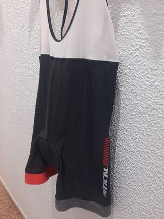 Culotte Ciclismo, spining MITICAL Negro/Blanco Tal