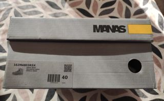 Scarponcino Manas pelle nero