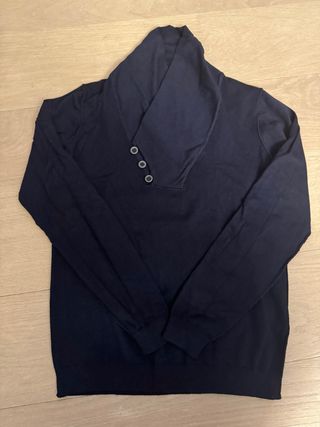 Maglioncino uomo blu Made in Italy