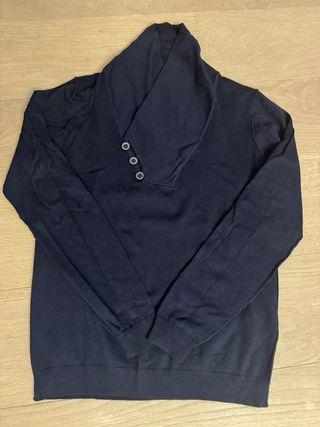 Maglioncino uomo blu Made in Italy