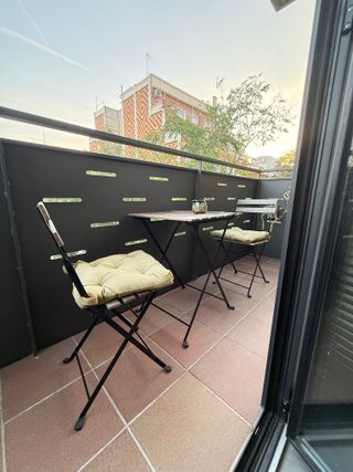 Mesa y 2 Sillas Jardín TÄRNÖ Ikea + Cojines