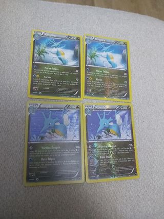 4 Cartas Pokémon Kingdra FASE 2