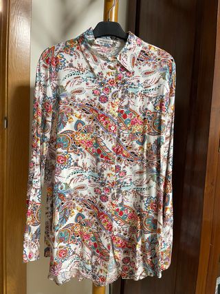 Camisa estampada multicolor