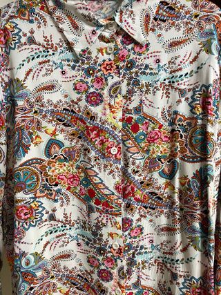 Camisa estampada multicolor