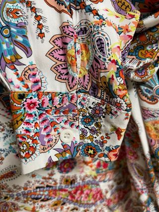 Camisa estampada multicolor