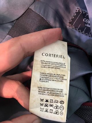 Traje Cortefiel Gris