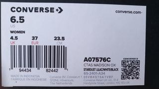 Converse Rosa Mujer Talla 37
