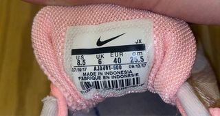 Zapatillas Nike Rosas y Blancas