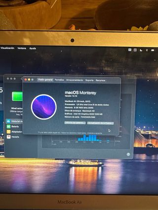 MacBook Air 13 2017 Plata