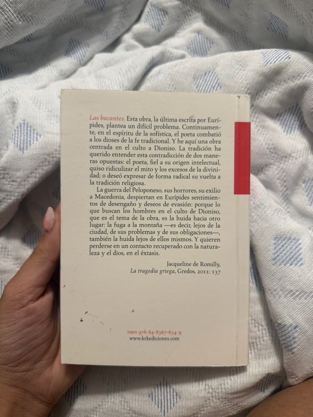 euripides las bacantes