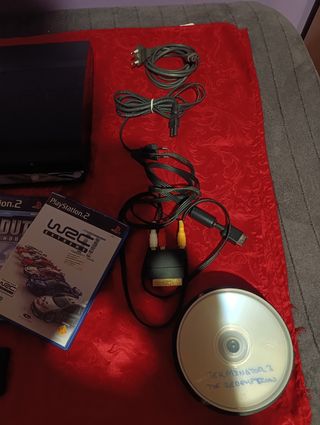 Lote PS3 + mandos + 3 juegos + memoria
