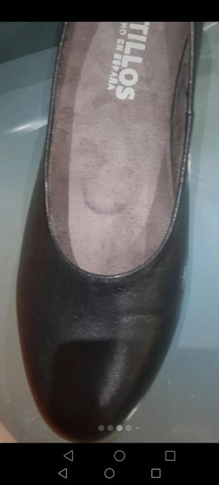 Zapatos Pitillos Piel Talla 38