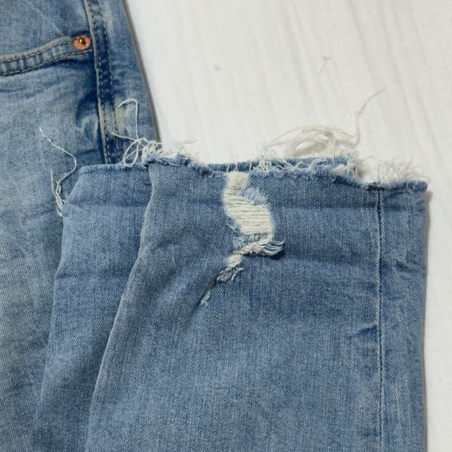 Pantalón Vaquero Jean Roto Pull&Bear Azul