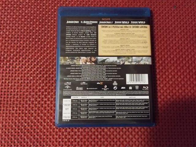 Colección Blu-ray Jurassic World 5 Películas