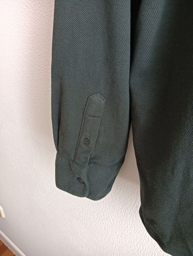 Camisa Adolfo Dominguez Cuello Mao Verde