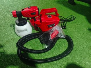 Pistola Pintura Meterk con Manguera y Compresor