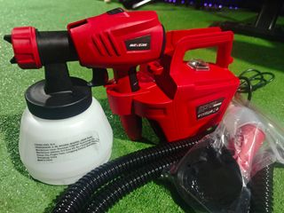 Pistola Pintura Meterk con Manguera y Compresor