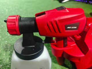 Pistola Pintura Meterk con Manguera y Compresor
