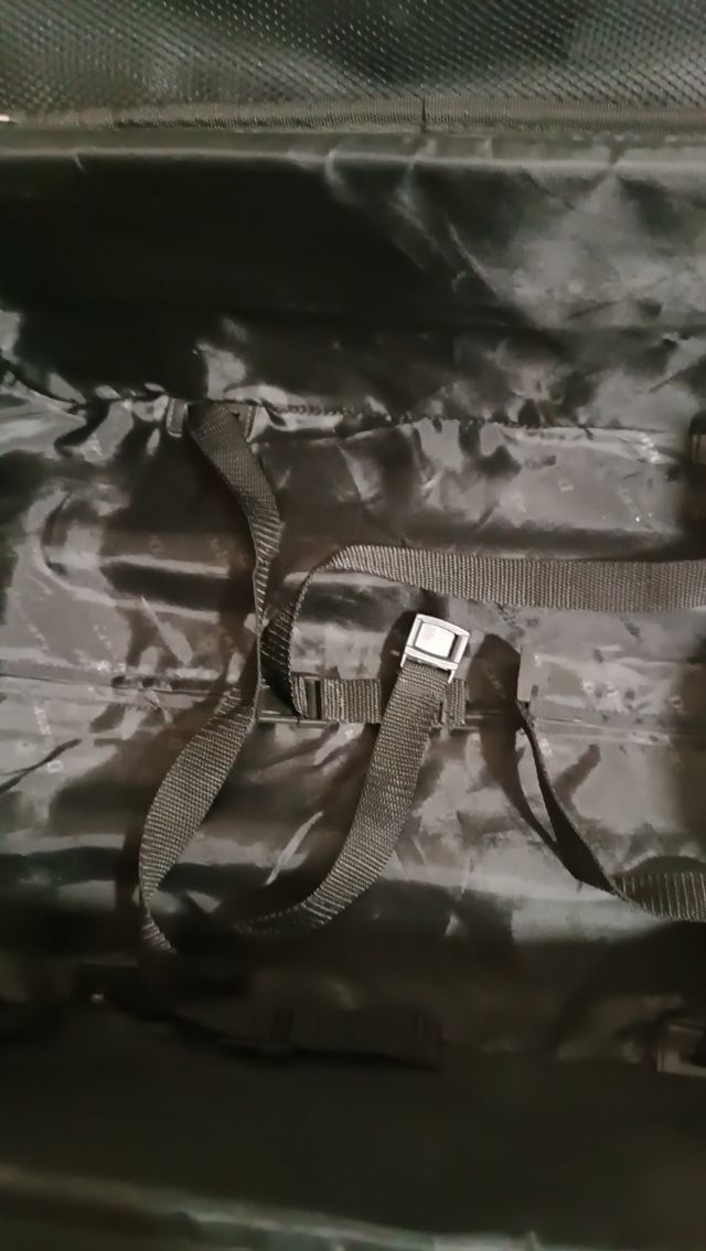 Maleta mediana extensible azul Deluxury