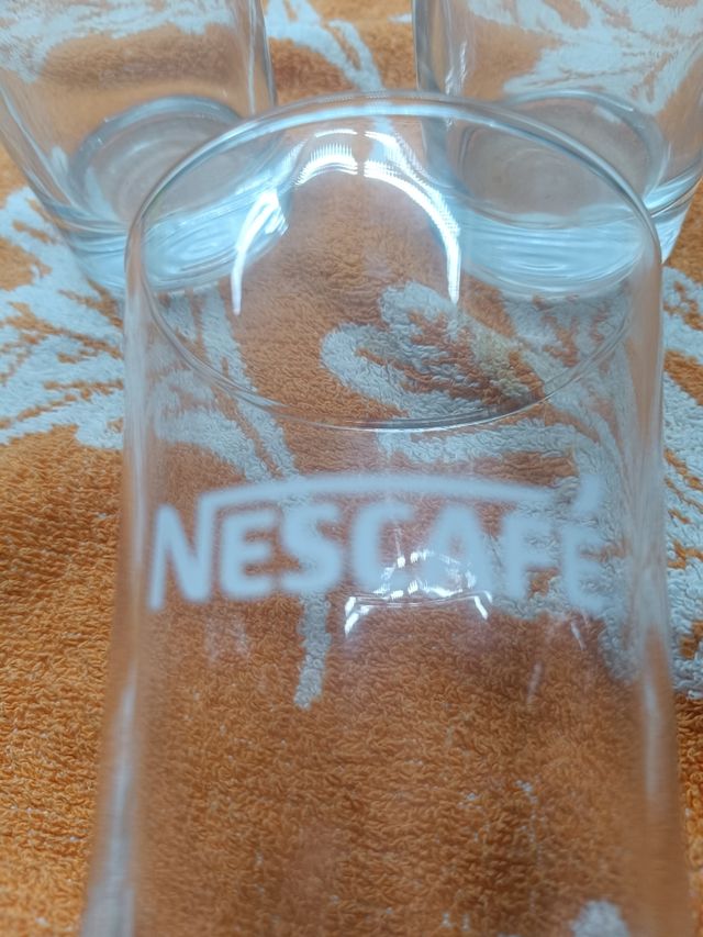Set 3 Vasos Nescafé Cristal