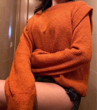 Jersey Pimkie naranja talla M