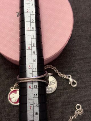 Conjunto Tous: Pulsera, Anillo y Colgante Plata