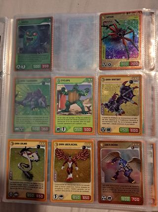 Álbum Invizimals Cartas Sueltas