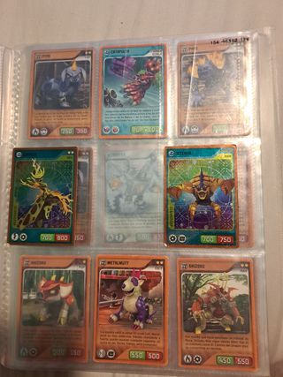 Álbum Invizimals Cartas Sueltas