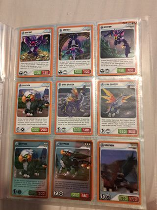 Álbum Invizimals Cartas Sueltas