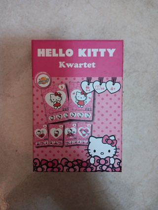 Juego de cartas Hello Kitty Kwartet