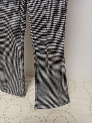 Pantalones de pata de elefante con estampado