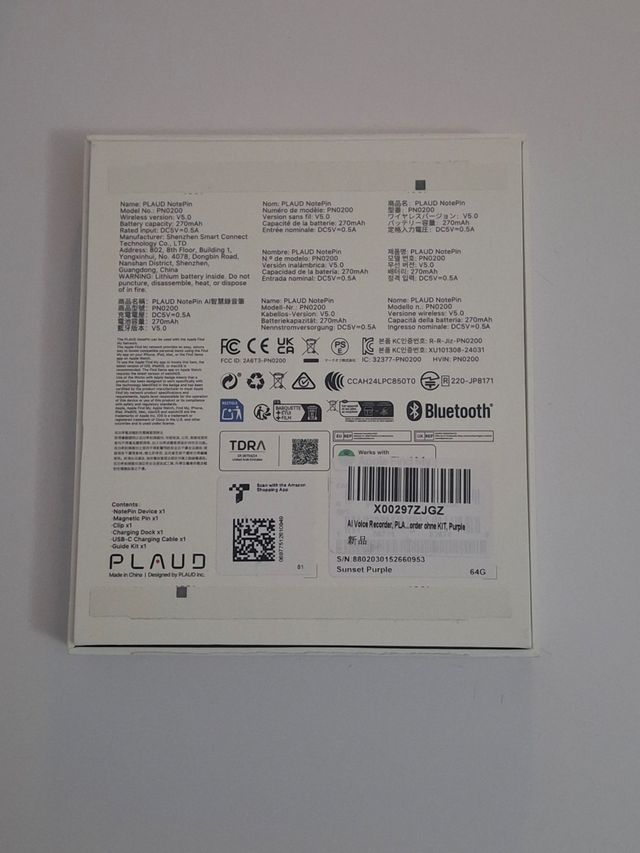 Plaud NotePin Registratore AI