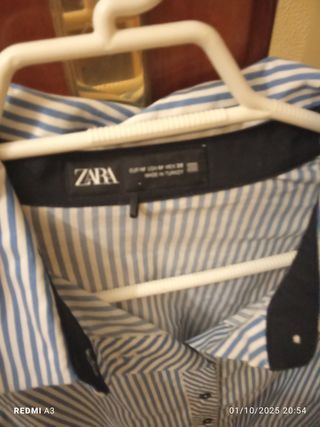 Blusa Zara estilo bomber rayas