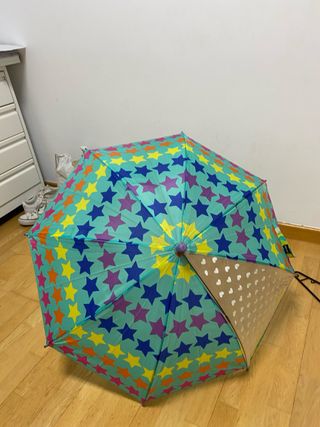 Paraguas infantil estrellas multicolor