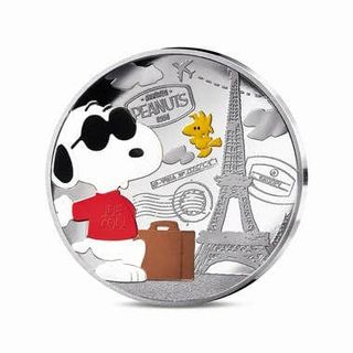 Moeda Prata 10€ Snoopy 2025
