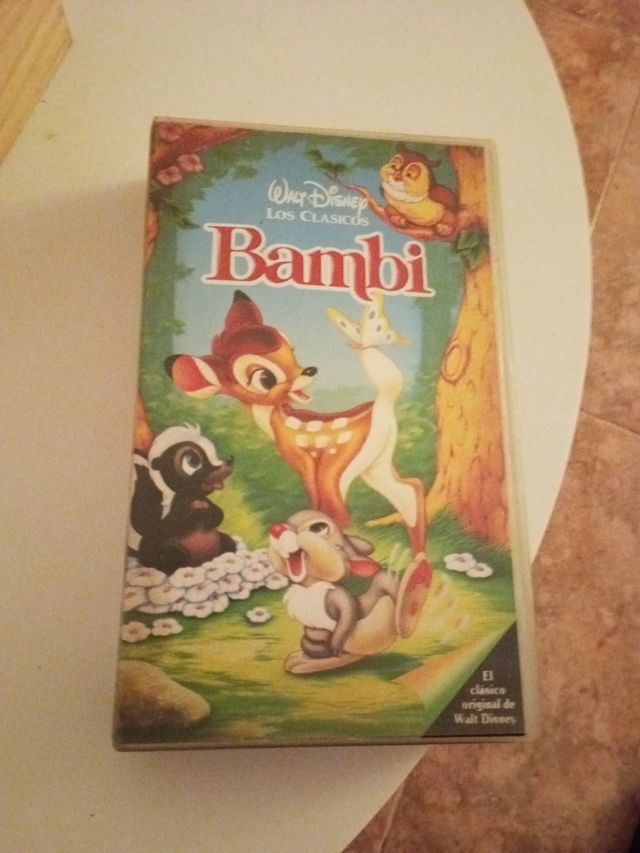 Película VHS Bambi Walt Disney Los Clásicos
