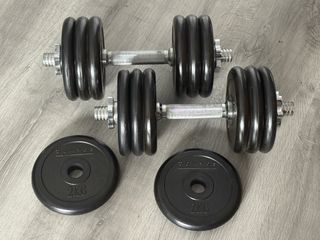 KIT MANCUERNAS PESAS DECATHLON (32kg)