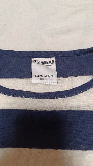 Jersey fino rayas Pull&Bear S