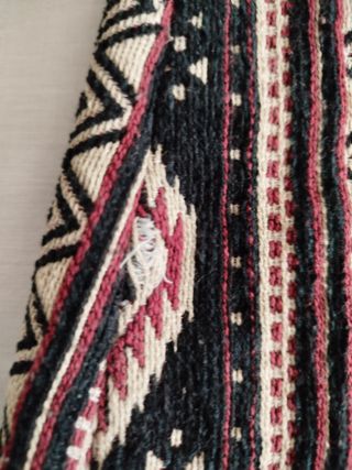 Falda corta invierno estampado geométrico